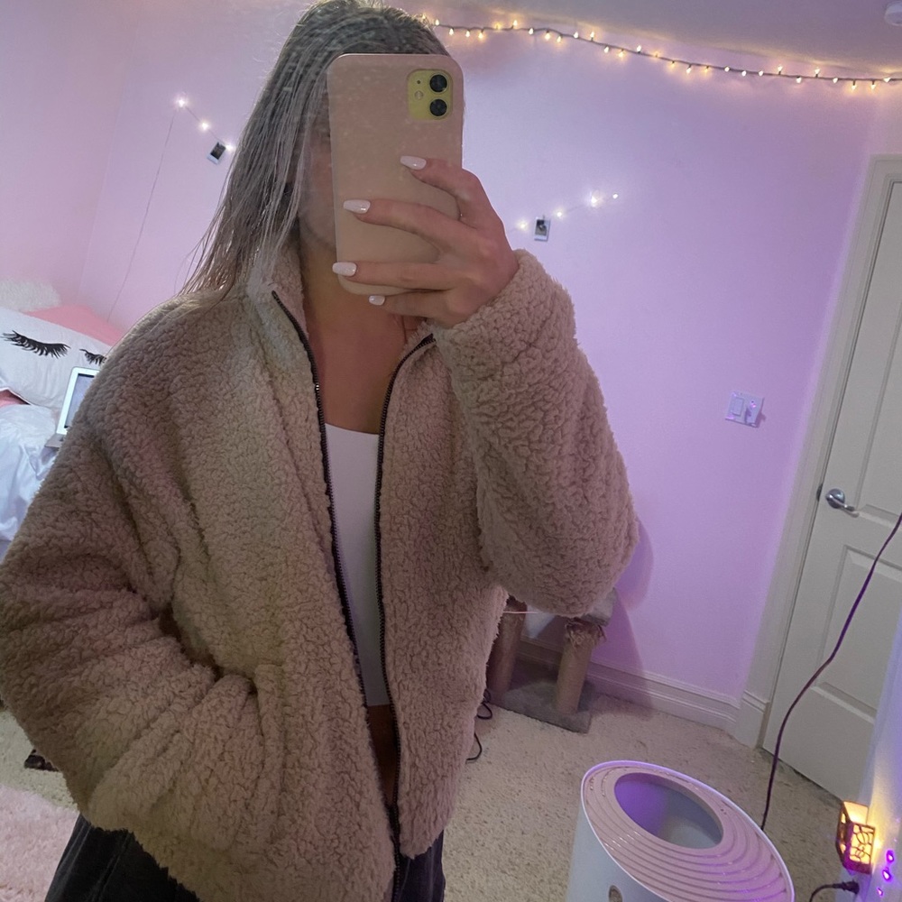 American eagle sherpa coat